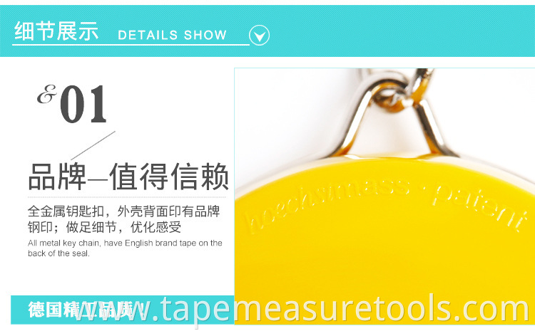 Mini portable tailoring small tape measure measuring waist circumference soft ruler cute home fitness tape measure